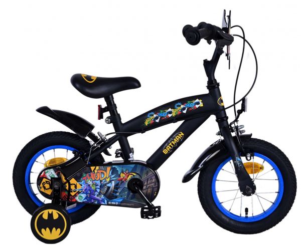 Batman Kinderfiets - Jongens - 12 inch - Zwart - Twee handremmen