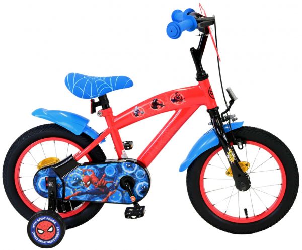 Marvel Spider-Man Kinderfiets - Jongens - 14 inch - Rood/Blauw