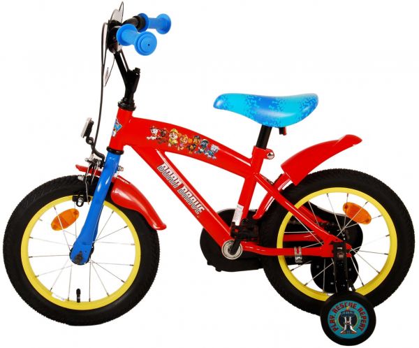 Paw Patrol Kinderfiets - Jongens - 14 inch - Rood/Blauw