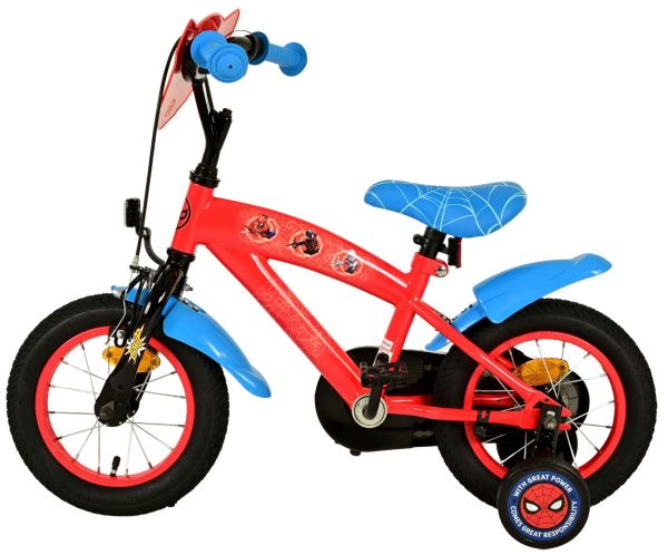 Spider-Man Kinderfiets - Jongens - 12 inch - Blauw/Rood