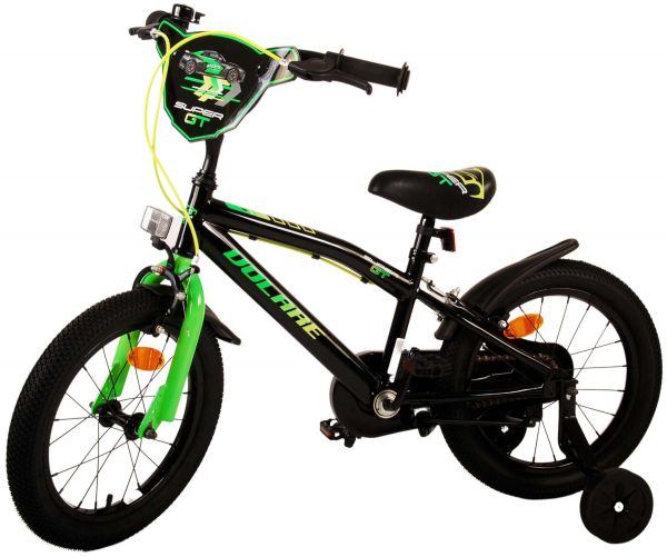 Volare Super GT Kinderfiets - Jongens - 16 inch - Groen - Twee handremmen