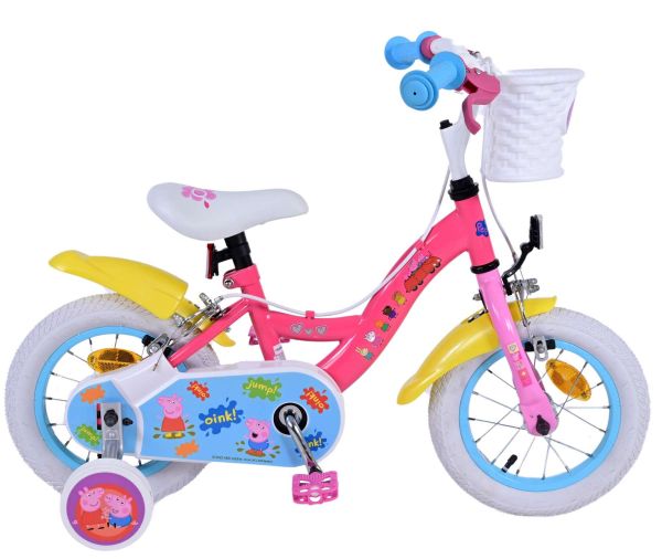 Peppa Pig Kinderfiets - Meisjes - 12 inch - Roze - Twee handremmen