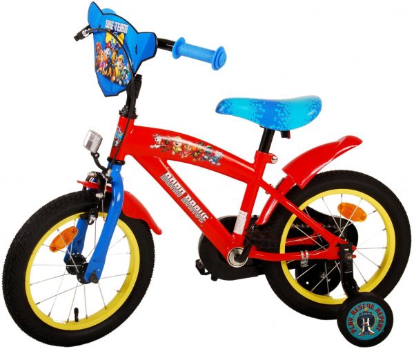 Paw Patrol Kinderfiets - Jongens - 14 inch - Rood/Blauw