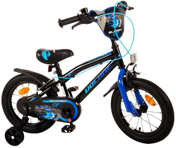 Volare Super GT Kinderfiets - Jongens - 14 inch - Blauw - Twee handremmen