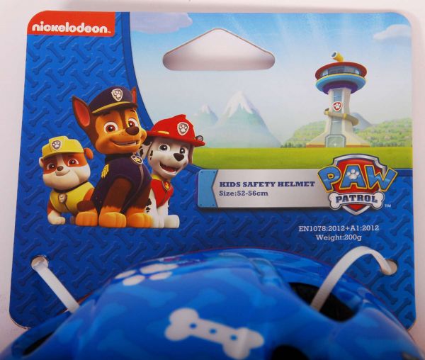 Paw Patrol Jongens Fietshelm - Blauw Rood - 51-55 cm