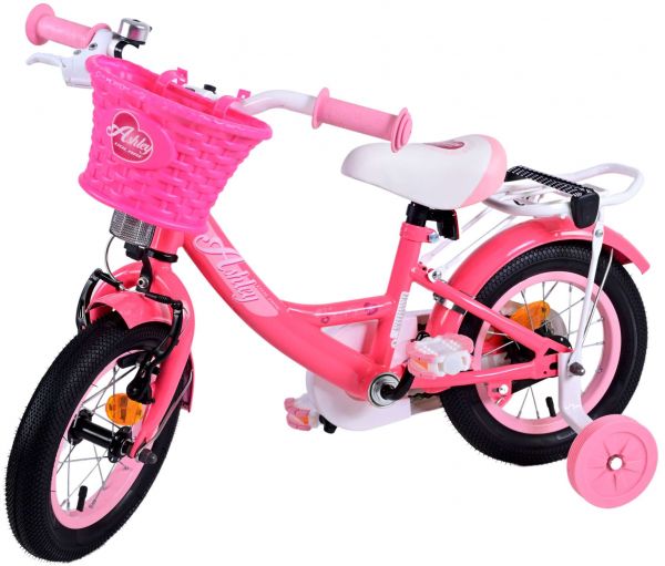 Volare Ashley Kinderfiets - Meisjes - 12 inch - Rood/Roze