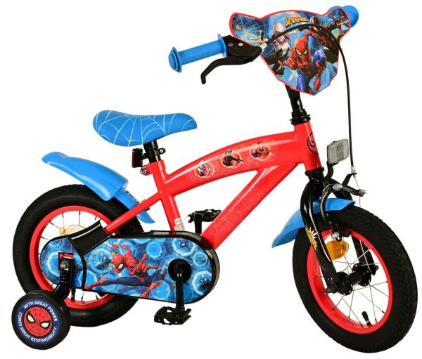 Spider-Man Kinderfiets - Jongens - 12 inch - Blauw/Rood