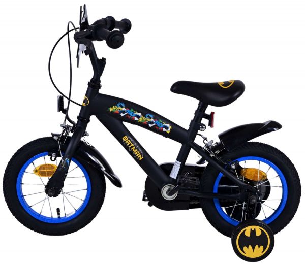 Batman Kinderfiets - Jongens - 12 inch - Zwart - Twee handremmen