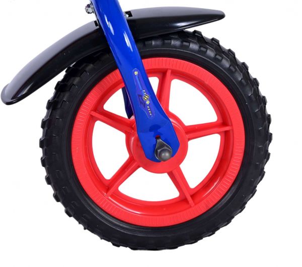 Paw Patrol Kinderfiets - Jongens - 10 inch - Rood/Blauw - Doortrapper