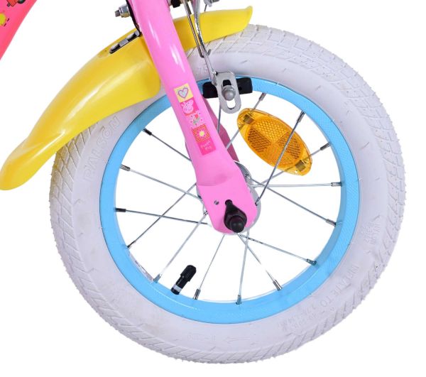 Peppa Pig Kinderfiets - Meisjes - 12 inch - Roze - Twee handremmen