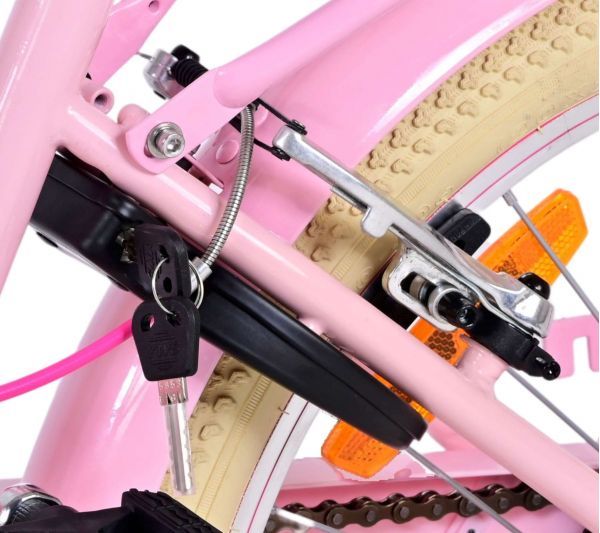 Volare Excellent Kinderfiets - Meisjes - 20 inch - Roze - Twee handremmen