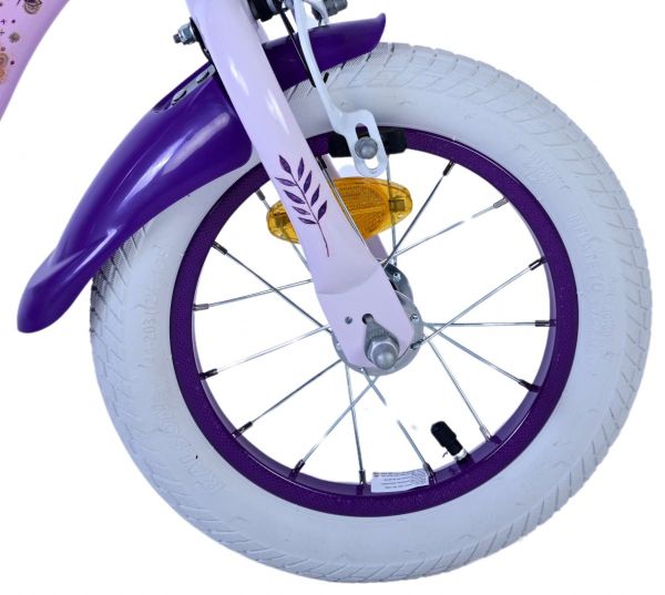 Disney Wish Kinderfiets - Meisjes - 12 inch - Paars - Twee Handremmen