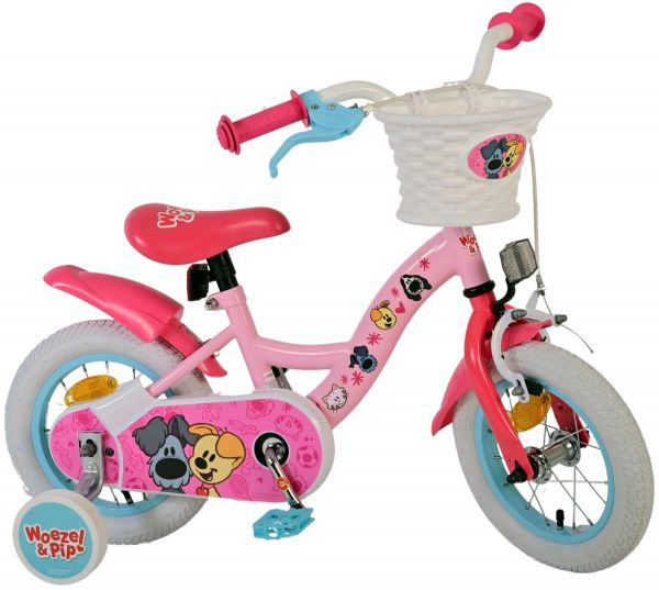 Woezel & Pip Kinderfiets - Meisjes - 12 inch - Roze