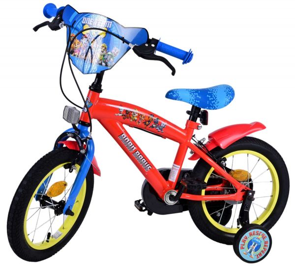 Paw Patrol Kinderfiets - Jongens - 14 inch - Twee handremmen