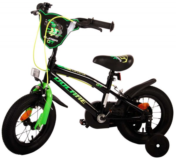 Volare Super GT Kinderfiets - Jongens - 12 inch - Groen - Twee handremmen