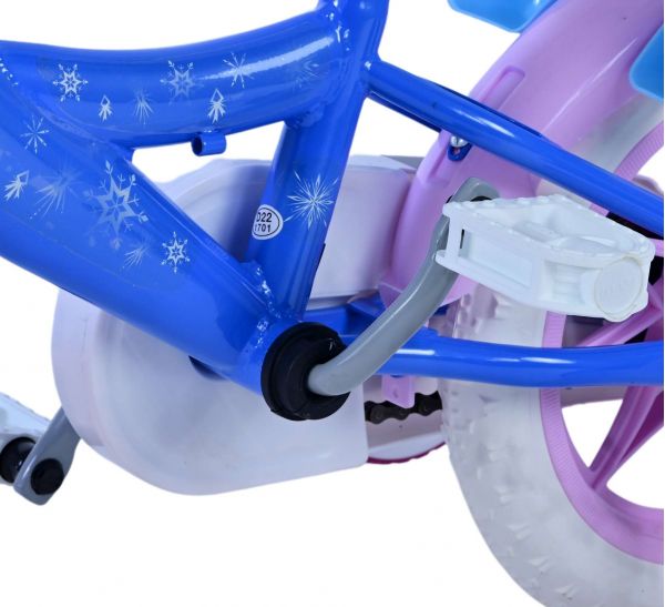 Disney Frozen Kinderfiets - Meisjes - 12 inch - Blauw