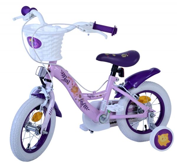 Disney Wish Kinderfiets - Meisjes - 12 inch - Paars - Twee Handremmen