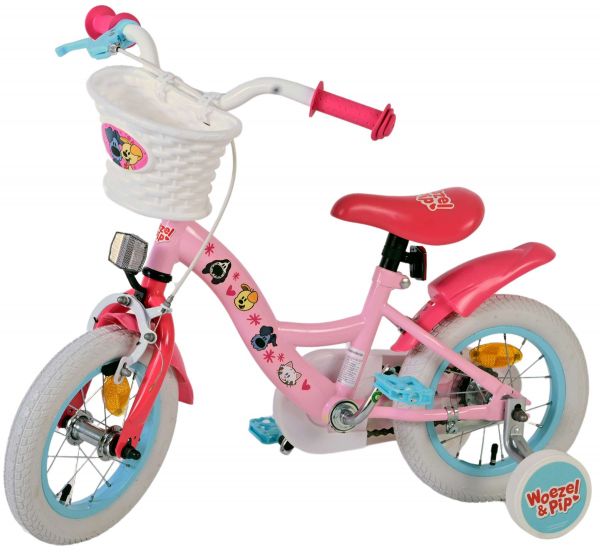 Woezel & Pip Kinderfiets - Meisjes - 12 inch - Roze