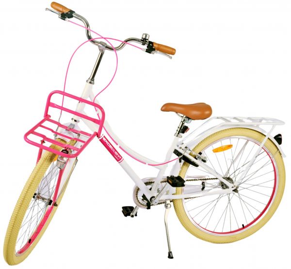 Volare Excellent Kinderfiets - Meisjes - 26 inch - Wit - Twee handremmen