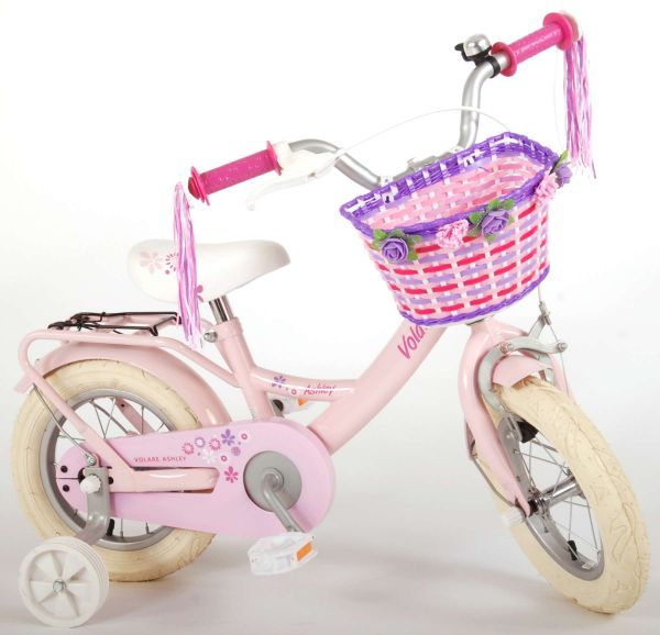 Volare Ashley Kinderfiets - Meisjes - 12 inch - Roze - 95% afgemonteerd