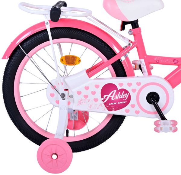 Volare Ashley Kinderfiets - Meisjes - 18 inch - Roze/Rood