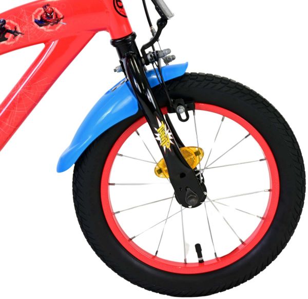 Marvel Spider-Man Kinderfiets - Jongens - 14 inch - Rood/Blauw