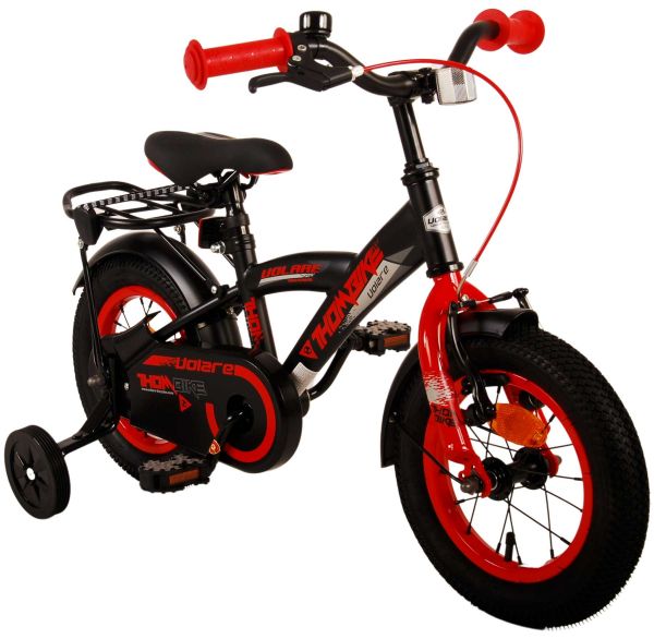 Volare Thombike Kinderfiets - Jongens - 12 inch - Zwart Rood