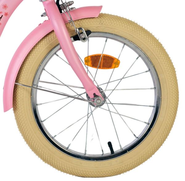 Volare Blossom Kinderfiets - Meisjes - 16 inch - Roze - Twee Handremmen