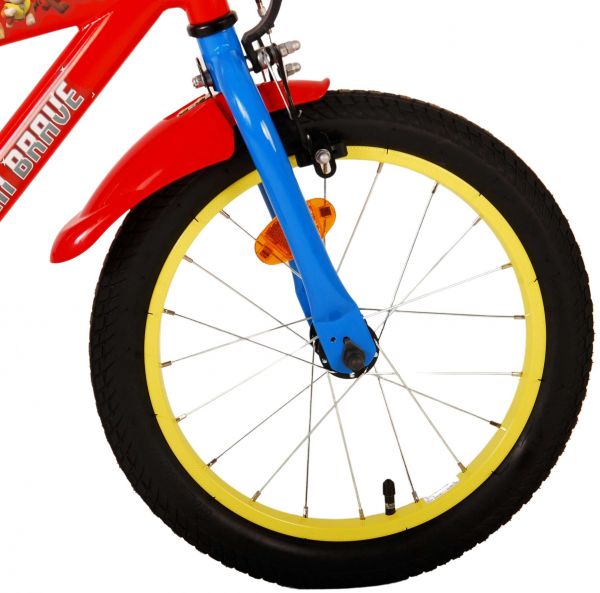 Paw Patrol Kinderfiets - Jongens - 16 inch - Rood Blauw