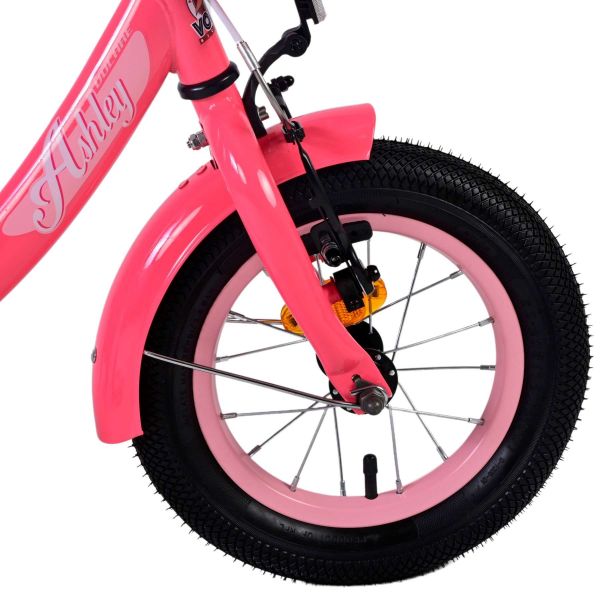 Volare Ashley Kinderfiets - Meisjes - 12 inch - Rood/Roze