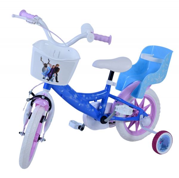 Disney Frozen Kinderfiets - Meisjes - 12 inch - Blauw