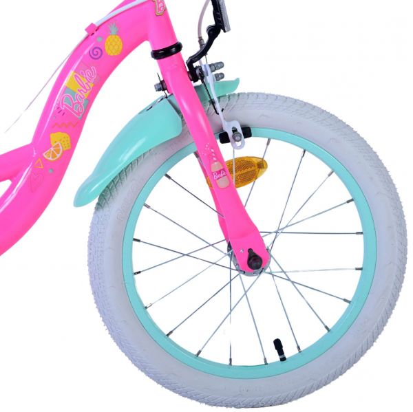 Barbie Kinderfiets - Meisjes - 16 inch - Roze - Twee handremmen