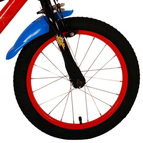 Ultimate Spider-Man Kinderfiets - Jongens - 16 inch - Blauw/Rood - Twee handremmen