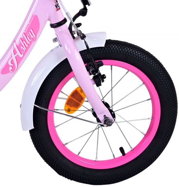 Volare Ashley Kinderfiets - Meisjes - 14 inch - Roze