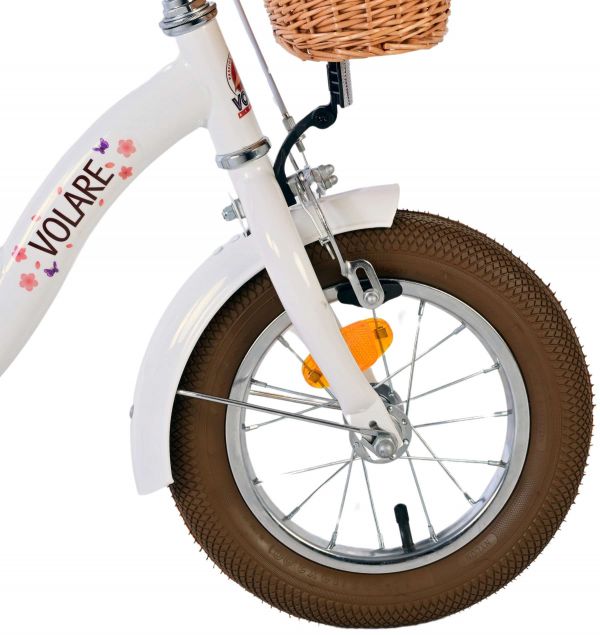 Volare Blossom Kinderfiets - Meisjes - 12 inch - Wit