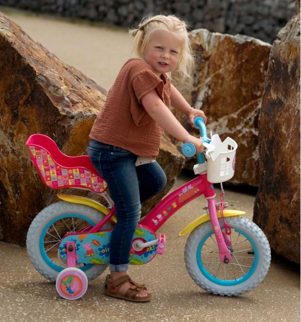 Peppa Pig Kinderfiets - Meisjes - 12 inch - Roze