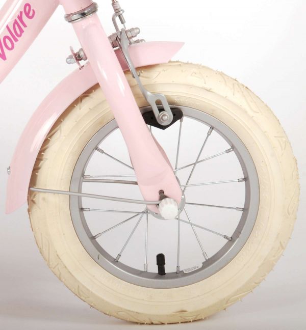 Volare Ashley Kinderfiets - Meisjes - 12 inch - Roze - 95% afgemonteerd