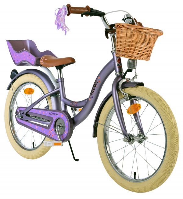 Volare Blossom Kinderfiets - Meisjes - 18 inch - Paars