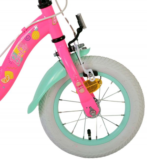 Barbie Kinderfiets - Meisjes - 12 inch - Roze - Twee Handremmen