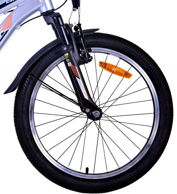 Volare Cross Kinderfiets - Jongens - 20 inch - Zilver - 6 versnellingen