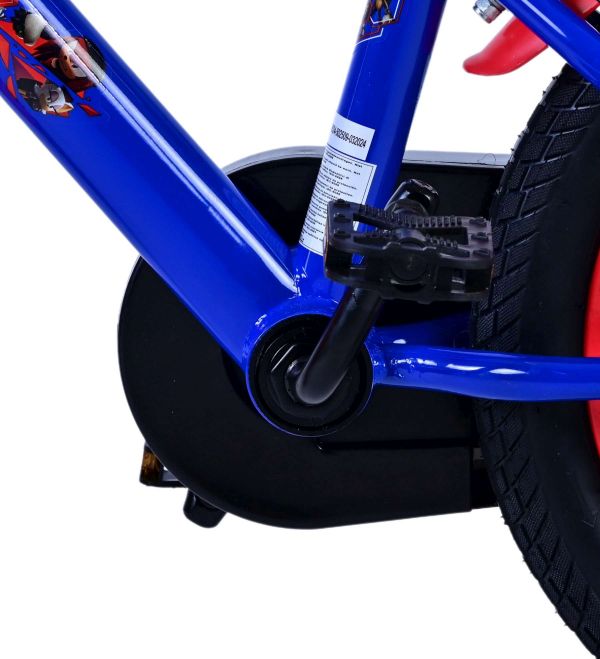 Sonic Prime Kinderfiets - Jongens - 14 inch - Blauw Rood - Twee handremmen