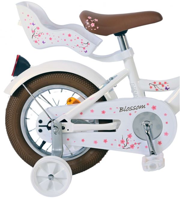 Volare Blossom Kinderfiets - Meisjes - 12 inch - Wit