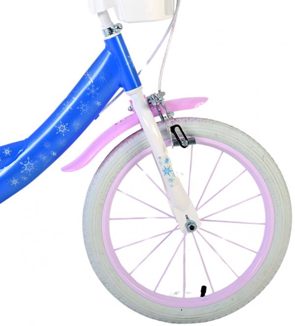 Frozen Kinderfiets - Meisjes - 16 inch - Blauw - Twee handremmen