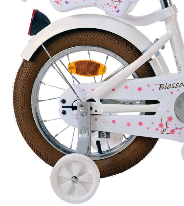 Volare Blossom Kinderfiets - Meisjes - 14 inch - Wit