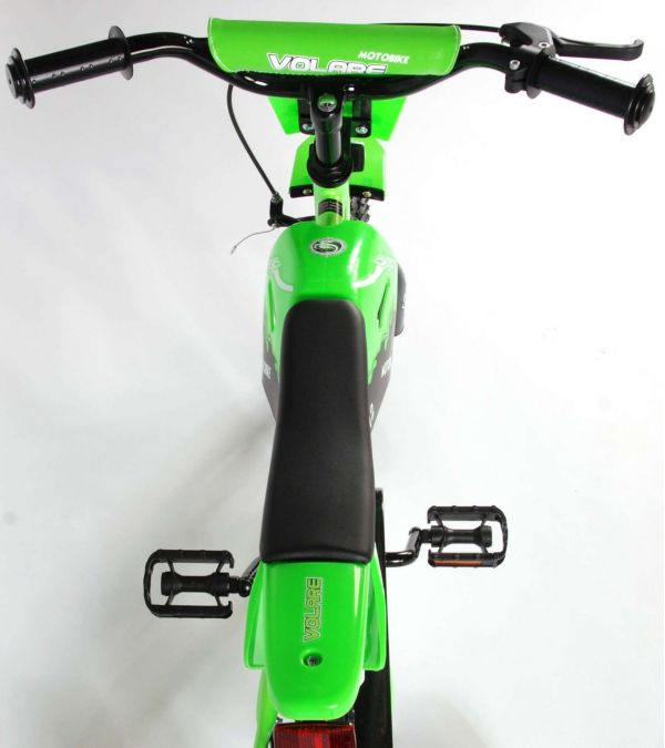 Volare Motorbike Kinderfiets - Jongens - 12 inch - Groen - 95% afgemonteerd