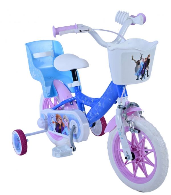 Disney Frozen Kinderfiets - Meisjes - 12 inch - Blauw