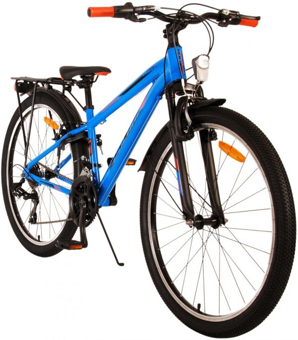 Volare Cross Kinderfiets - Jongens - 26 inch - Blauw - 18 versnellingen - Twee handremmen