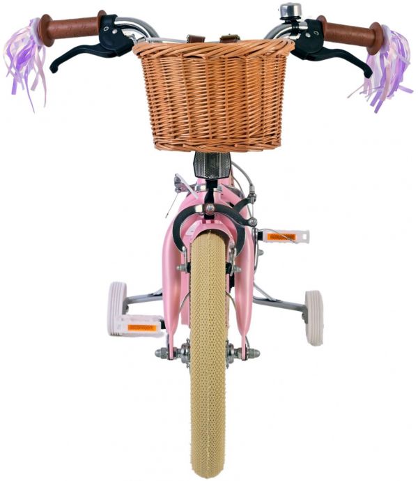 Volare Blossom Kinderfiets - Meisjes - 14 inch - Roze - Twee Handremmen