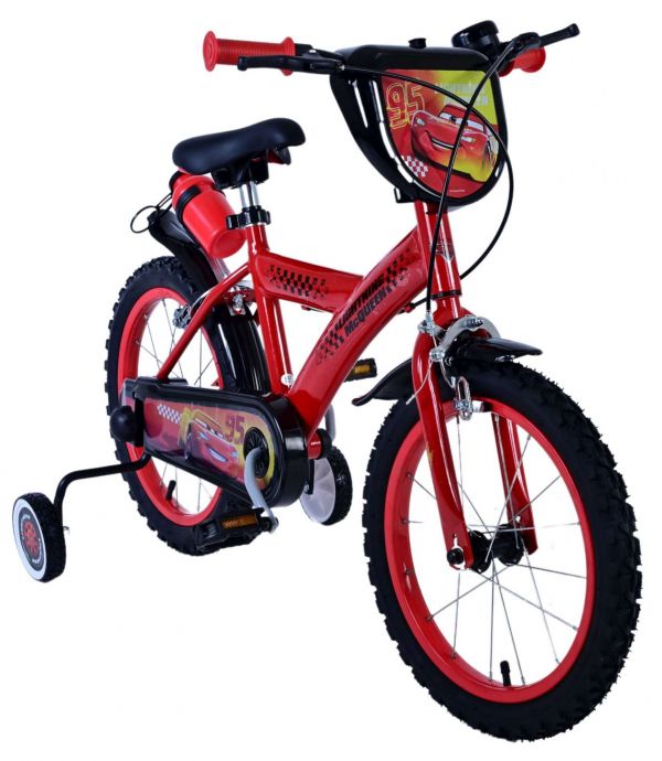 Disney Cars Kinderfiets - Jongens - 16 inch - Rood - Twee handremmen