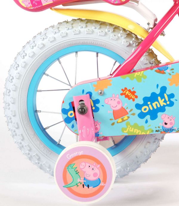 Peppa Pig Kinderfiets - Meisjes - 12 inch - Roze